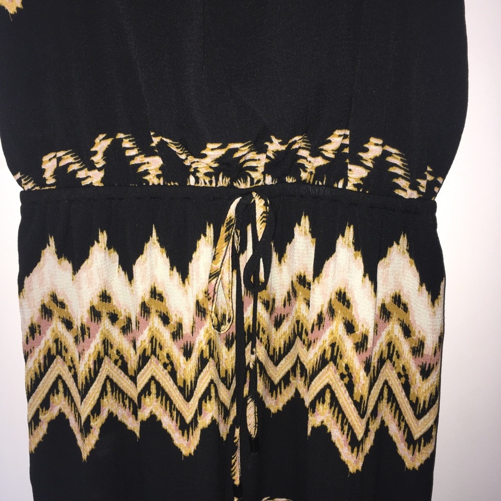 A.N.A | Spaghetti Strap High-Low Racerback Black and Brown Dress Size Small - Picture 3 of 8